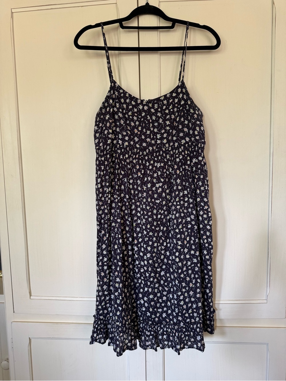 Madewell Navy Floral Spaghetti Strap Sundress. Size 10.